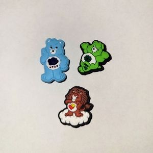 3 Assorted Care Bears Jibbitz Charms